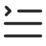 Text First Line SVG Icon